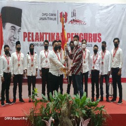 Edwin Rilo Pambudi Resmi Di Lantik Ketua DPD GMNI Jawa Timur Periode 2021 -2023