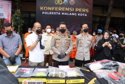 Polresta Malang Kota Gagalkan Peredaran Narkoba 2,6 KG