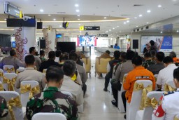 Forkopimda Jatim interaktif virtual dalam launching Aplikasi Monitoring Karantina Presisi dari Bandara Juanda