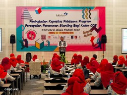 BKKBN JATIM TINGKATKAN KAPASITAS PERCEPATAN PENURUNAN STUNTING BAGI KADER CoE BANGGA KENCANA