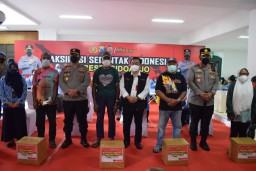 Wakapolda Jatim di Sidoarjo Ikuti Zoom Meeting Presiden, Terkait Percepatan Vaksinasi