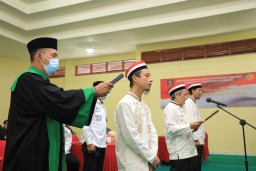 Tiga Warga Binaan Kasus Terorisme Lapas Surabaya Nyatakan Ikrar Setia Kepada NKRI