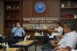 Kemenkumham-BNNP Jatim Siap Kolaborasi P4GN di Lapas/ Rutan