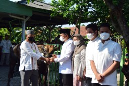 CERAH MENTARI JUANDA HANTARKAN PUSPENERBAL LAKSANAKAN SHOLAT IDUL ADHA 1443 H
