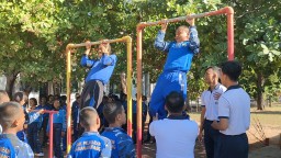 PANGKALAN UDARA ANGKATAN LAUT KUPANG GELAR EDUKASI LIFE SKILL DAN OLAHRAGA BAGI GENERASI PENERUS BANGSA