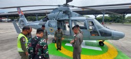 HELI AS-565 MBE PANTHER MENGEVAKUASI PERSONIL KRI