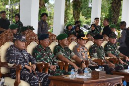 Danlantamal V Hadiri Pembukaan Karya Bakti Skala Besar TA. 2023