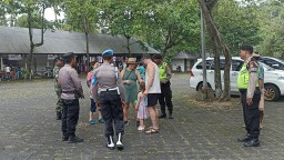 Sinergitas TNI Polri, Berikan Rasa Aman dan Nyaman di Objek Wisata Sangeh
