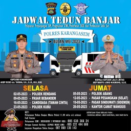Program “Tedun Banjar” Polres Karangasem di Bulan Mei, Dukung Pelayanan Presisi
