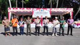 Kapolsek Abiansemal Dampingi Wakapolres Badung Buka Lomba Linmas Se-Kecamatan Abiansemal