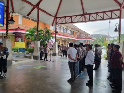 Musrenbang Polri di Gelar Bali, Polres Bandara Ngurah Rai Siapkan Pengamanan Kedatangan Para Peserta