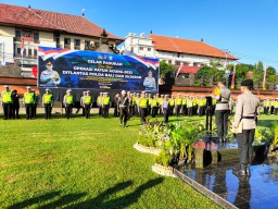 Polda Bali Laksanakan Gelar Pasukan "Ops Patuh Agung 2023"