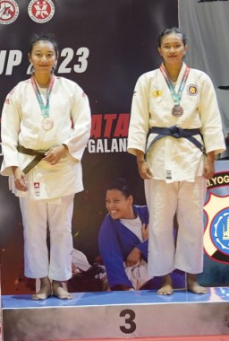 Bripda Dwi Surya Ningsih Atlit Polda Bali Raih Juara 3 Judo Kapolri Cup.