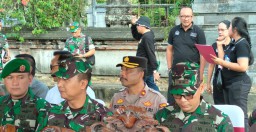 Kapolsek Abiansemal Hadiri Upacara Pembukaan TMMD Ke-117 T.A. 2023 Kodim 1611 Badung