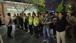 Kapolsek Abiansemal Pimpin Apel Kesiapan Pengamanan HUT Desa Sedang