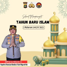 Kapolres Bandara Ngurah Rai Ucapkan Selamat Tahun Baru Islam 1 Muharram 1445 Hijriah