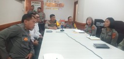 Polres Bangli terima Tim Asistensi Ops Pekat Agung 2023.