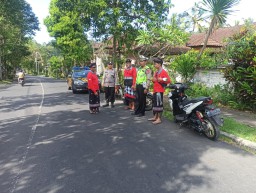 *Menjaga Situasi Tetap Kondusif Pawas Pimpin Pengamanan Persembahyangan Hari Raya Kuningan*