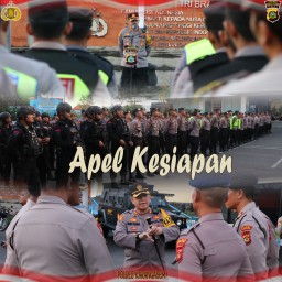 Kapolres Karangasem Pimpin Apel Penerimaan BKO Brimob dan Dit Samapta Polda Bali