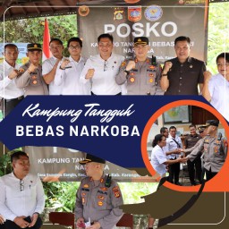 Kapolres Karangasem Kunjungi Posko Kampung Tangguh Bebas Narkoba Desa Bungaya Kangin