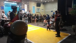 Upaya Minimalisir Aksi Kriminalitas Pawas Polsek Denpasar Barat Laksanakan Blue Light Patrol
