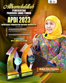 Gubernur Khofifah Terima Penghargaan APDI 2023