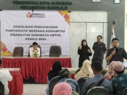 SOSIALISASI PENGAWASAN PARTISIPATIF BERSAMA KOMUNITAS DISABILIITAS KOTA SURABAYA UNTUK PEMILU TAHUN 2024