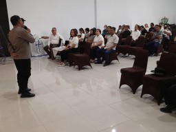 Jaga Kamtibmas, Polsek Denpasar Utara Sambangi Gereja untuk ajak Jemaat bantu Polri