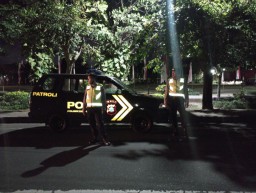 Cegah kerawanan Kamtibmas, Blue Light Patrol Polsek Denpasar Utara 