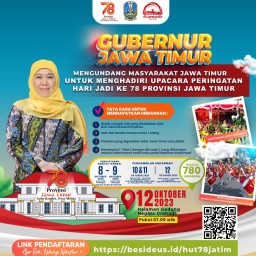 Khofifah Siapkan 780 Undangan dan mengajak masyarakat untuk ikut Hadir Hari Jadi Jawa Timur Ke 78