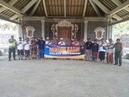 Serap Aspirasi dan Keluhan Masyarakat, Polsek Kintamani Laksanakan Minggu Kasih di Desa Binyan