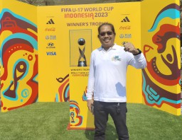 Budi Leksono Turut Hadir Saksikan Pawai Trophy Experience Piala Dunia U-17