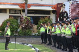 Kaposko PimpinApel Pagi Personil OMB Tahap Kampanye