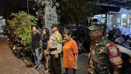 Bhabinkamtibmas Polsek Denpasar Barat Melaksanakan Pendampingan Kegiatan Tibduktang