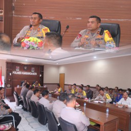 Perlunya resolusi Tahun 2024 secara kwalitas dan kwantitas, Penekanan Kapolres Karangasem dalam Anev Tahunan 2023