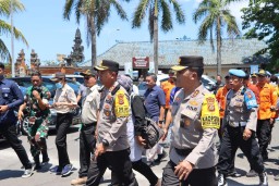Kapolres Jembrana Terima Kunjungan Kapolda Bali di Pelabuhan Gilimanuk