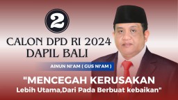 Suara Ning Bhineka"Motto dari Calon DPD RI 2024 Nomor urut 02 Ainun Ni'am (Gus Ni'am)