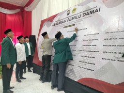 LDII Jatim Gelar Deklarasi Pemilu Damai Bersama TNI/Polri