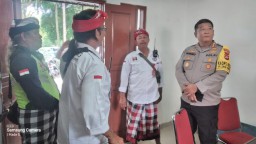 Minggu Kasih : Jaga Kondusifitas Kapolresta Denpasar Ajak Pecalang Dukung Tugas Kepolisian