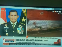 Gudang Munisi Daerah TNI AD di Ciangsana meledak, warga dievakuasi