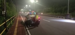Patroli Blue Light Polsek Kuta Selatan Ciptakan Keamanan di Malam Minggu Dalam Suasana pemilu 2024