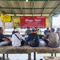Polsek Kuta Selatan Gelar "Minggu Kasih" Bersama Kelompok Nelayan Mina Bahari Tanjung Benoa