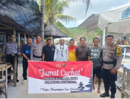 Jumat Curhat Polsek Kuta Selatan: Menjaring Aspirasi dan Solusi Kamtibmas di Pantai Dreamland