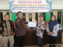 Penyaluran BLT-DD Desa Simpang Tepat Sasaran, 50 Lansia Terima Bantuan