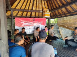 Jumat Curhat Polsek Kutsel:Sinergi Polri dan Sopir Taksi Jimbaran Meningkatkan Keamanan dan Kelancar