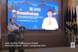 Usai Idulfitri, Pelayanan Publik Kemenkumham Jatim 'Langsung Gas