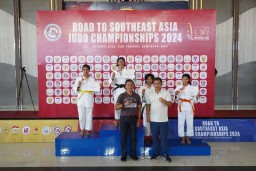 Road to Southeast Asia Judo Championships 2024, Kasad dan Pangdam IX/Udayana Kalungkan Medali Juara