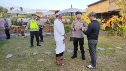 Jumat Curhat, Kapolsek Denpasar Selatan Jalin Silaturami dan Komunikasi Bersama Kepala Desa Sanur Ka