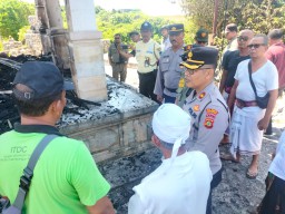 Kebakaran Wantilan Pura Bias Tugel Nusa Dua, Ini Penjelasan Polisi*