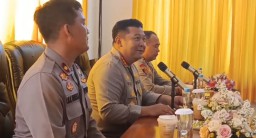 Kapolsek Denbar Terima Kunjungan Kerja Kapolresta Denpasar Bersama Ketua Cabang Bhayangkari